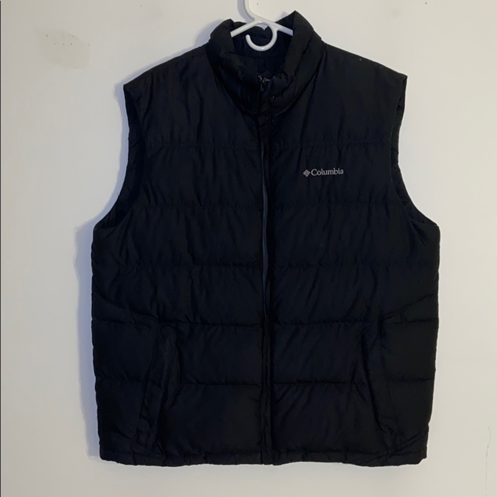 Columbia Black Down Puffer Vest